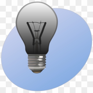 File - Electro - Svg - Incandescent Light Bulb, HD Png Download