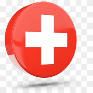 Illustration Of Flag Of Switzerland - 3d Red Cross Png, Transparent Png