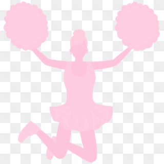 Pink Cheerleaders Transparent , Png Download - Transparent Pink Cheerleader, Png Download