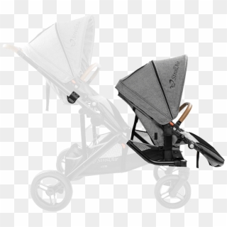 Tandem Double Stroller - Strollair, HD Png Download