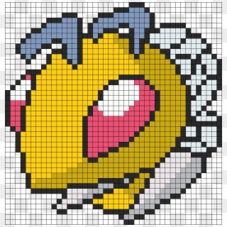 Pokemon Battle Trozei Beedrill Perler Bead Pattern - Pixel Art Lune, HD Png Download