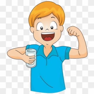 Transparent Download Boy Drinking Water Clipart - Clip Art Boy Drinking Water, HD Png Download