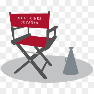 Con La Mejor Cartelera Del Cine Actual, Multicines - Directors Chair Black, HD Png Download