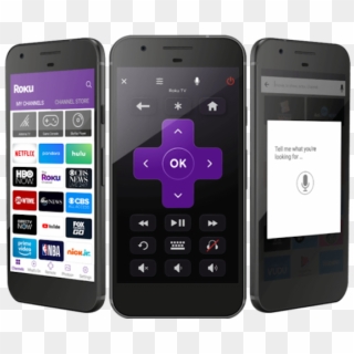 Roku Vs Apple Tv App - Roku Tv Phone, HD Png Download