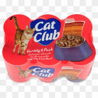 Cat Club Chunks In Gravy - Cat Grabs Treat, HD Png Download