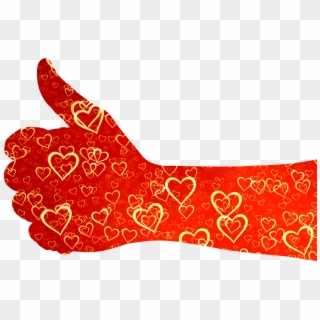 Like Thumb Heart Love Affection Png Image - Coup De Coeur Png, Transparent Png