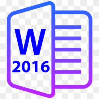 For Ms Word 2016 4 - Microsoft Word Logo Cool, HD Png Download
