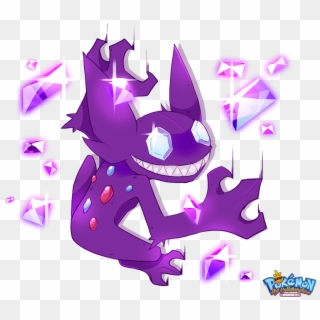 #302 Sableye Used Power Gem And Shadow Ball In Our - Pokemon, HD Png Download