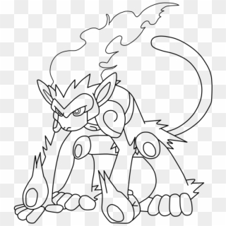 Infernape And Buneary By Koji45 - Infernape Coloring Pages, HD Png Download
