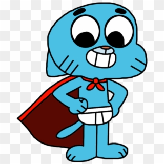 Gumball Watterson As Captain Underpants By Marcospower1996 - Amazing World Of Gumball Captain Underpants, HD Png Download
