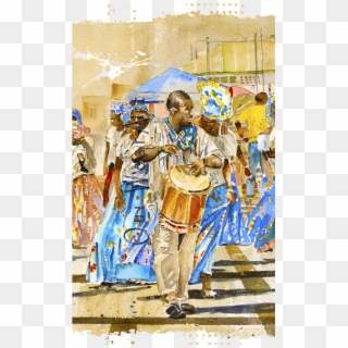 Drummer Boy - Painting, HD Png Download