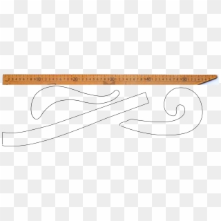 Regla Sastre Sisa, Curva Francesa, Curva Cadera - Line Art, HD Png Download