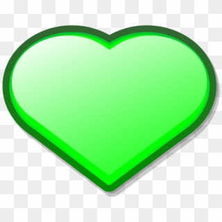 Nuvola Emblem Favorite Green Heart - Clip Art, HD Png Download