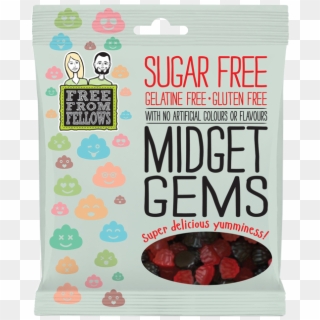 Free From Fellows Sugar Free Midget Gems - Gluten Free Sweets, HD Png Download