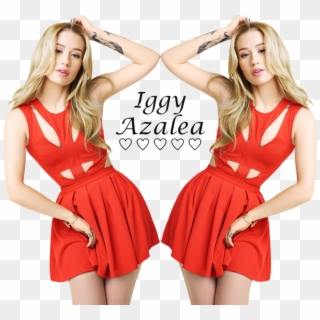 Is This Your First Heart - Iggy Azalea Red Dress, HD Png Download