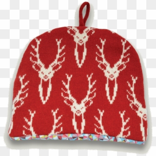 Knitted Stag Head Tea Cosy , Png Download - Woolen, Transparent Png