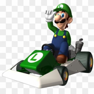 Image Artwork Kart - Mario Kart Ds Luigi, HD Png Download