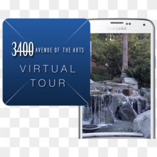 Take A Virtual Tour Of The 3400 Avenue Of The Arts - Waterfall, HD Png Download