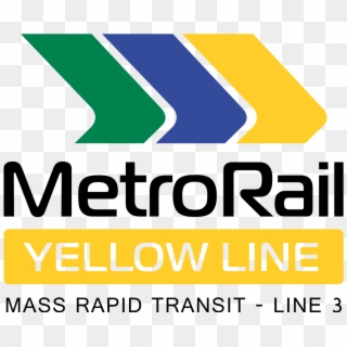 Mrt-3 Manila Yellow Logo Line - Metro Rail Transit Logo, HD Png Download