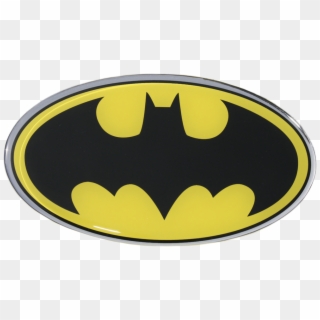 Batman Classic Logo Yellow Lensed Fan Emblem By - Batman Sticker, HD Png  Download - 993x552(#5978217) - PngFind