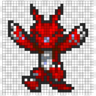 Searching Patterns For Soot Sprite - Digimon Guilmon Pixel Art, HD Png Download
