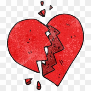 #heart #corazon #broken #roto - Gebrochenes Herz Clipart, HD Png Download