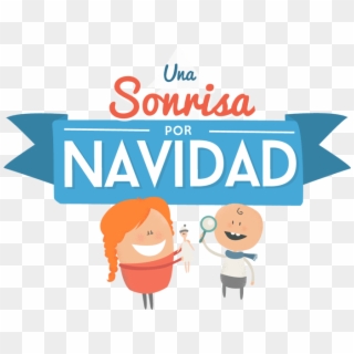 Campaña Una Sonrisa Por Navidad Fundación Esycu - Cartoon, HD Png Download