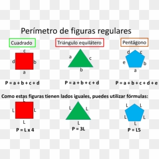Areas Y Perimetros De Figuras Geometricas 3 3 Per 237 - Perimetro De Las Figuras Planas, HD Png Download
