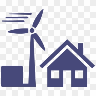 House Wind Turbine - House, HD Png Download
