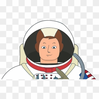 Neil Armstrong In His Space Suit - Cartoon, HD Png Download