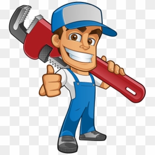 Atta Boy Plumbing Services Drain Tap Cartoon - Cartoon Plumbing, HD Png Download