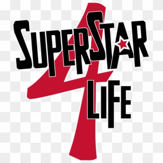 Superstar 4 Life Logo Compact No Shadow High-rez - Graphic Design, HD Png Download