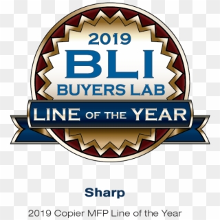 Sharp Earns Buyers Lab 2019 Copier Mfp Line Of The - Bli Line Of The Year 2019, HD Png Download