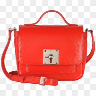 Fendi Bag Bugs Poppy Patent Leather Shoulder Bag - Messenger Bag, HD Png Download