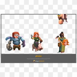 Ghules Character Clash Of Clans - Cartoon, HD Png Download