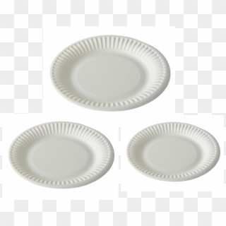 White Paper Plates - Ceramic, HD Png Download