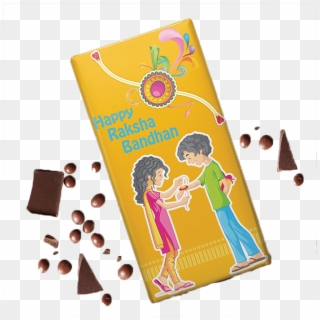 Rage Chocolatier Rakhi Card Bar - Chocolate, HD Png Download