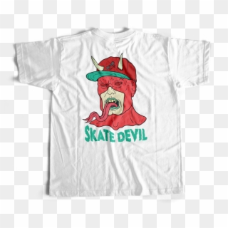 Skate Devil T-shirt, HD Png Download