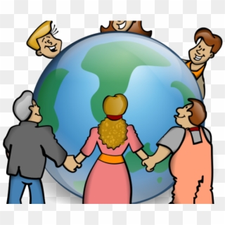 Earth Day Clipart Sharing The Planet - Poster Of World Population Day, HD Png Download