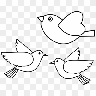 Peace Dove 1 39 Black White Line Art Christmas Xmas - Old World Flycatcher, HD Png Download
