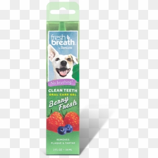 Fresh Breath By Tropiclean Berry Flavored Oral Care - Tropiclean Clean Teeth Oral Care Gel Peanut Butter, HD Png Download