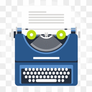 Typewriter Graphic, HD Png Download