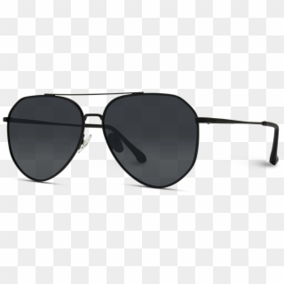 Modern Polarized Aviator Sunglasses, Black Lens Polarized - Versace Sunglasses 2018 Men, HD Png Download