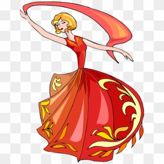 Nice Dress - Flamenco Dancer Drawings, HD Png Download