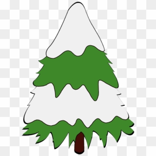 #christmas #christmastree #tree #snow #merrychristmas - Christmas Tree, HD Png Download