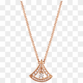 Divas' Dream 18 Kt Rose Gold Openwork Necklace With - Necklace, HD Png Download