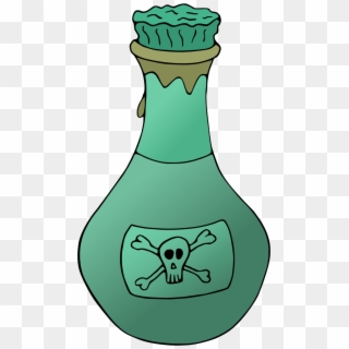 Poison Bottle Vector - Poison Bottle Clip Art, HD Png Download