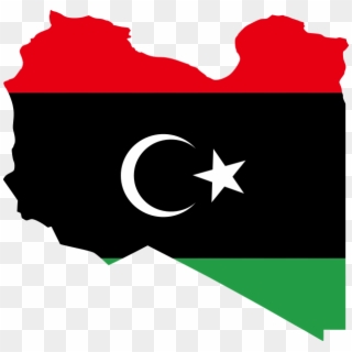 A High Ranking Delegation Of The Libyan Ministry Of - Libya Map And Flag, HD Png Download