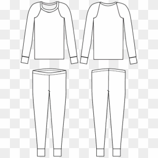 Pajamas Drawing - Line Art, HD Png Download - 589x783(#5999773) - PngFind
