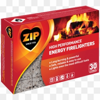 Zip High Performance Block Firelighters - Zip Firelighters, HD Png Download